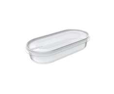 NHG Plastikinė dėžutė maistui užšaldyti Plast Team 0.4L/19x9x3.9cm Helsinki