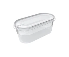 NHG Plastikinė dėžutė maistui užšaldyti Plast Team 0.8L/19x9x7.9cm Helsinki