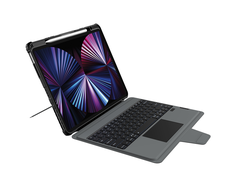 Nillkin Bumper Combo Keyboard dėklas (Backlit Version) skirtas iPad Pro 12.9 2020/2021/2022/ Air 13 2024/2025 juodos spalvos