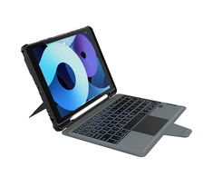 Nillkin Bumper Combo Keyboard dėklas (Backlit Version) skirtas Appl iPad 10.2 2019/2020/2021 juodos spalvos