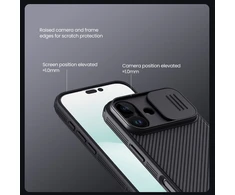 Nillkin CamShield PRO dėklas skirtas Apple iPhone 17 Dark žalios spalvos