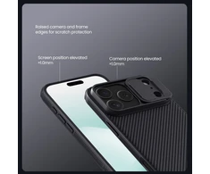 Nillkin CamShield PRO dėklas skirtas Apple iPhone 17 Pro Max mėlynos spalvos