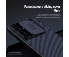 Dėklas Nillkin CamShield PRO Hard Samsung Galaxy S24 FE juodos spalvos