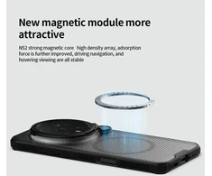 Dėklas Nillkin CamShield Prop Magnetic Case for Honor Magic 8 Pro Transparent Juodas
