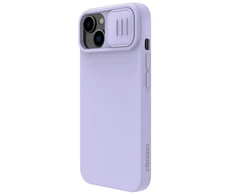 Nillkin CamShield Silky Silicone Apple iPhone 14 Plus with Camera Protector dėklas telefonui violetinės spalvos
