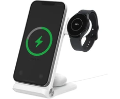 Nillkin PowerTrio 3in1 belaidis įkroviklis MagSafe, skirtas Samsung Watch Baltas