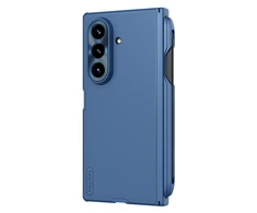 Nillkin Super Frosted FOLD Magnetic Pen Slot Back dėklas skirtas Samsung Galaxy Z Fold 7 mėlynos spalvos