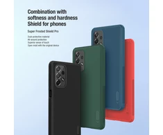 Nillkin Super Frosted Shield Pro durable Samsung Galaxy A73 dėklas telefonui juodos spalvos