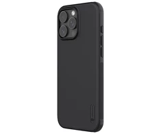 Nillkin Super Frosted Pro Back Apple iPhone 16 Pro dėklas telefonui juodos spalvos