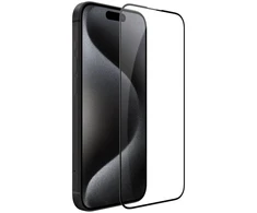 Apsauginis stiklas telefonui Apple iPhone 15 Pro Nillkin CP + Pro juodos spalvos krašteliu