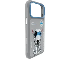 „Nimmy Cool&amp;Cute 2.0 Nag“ dėklas, skirtas „iPhone 17 Pro“ – pilkas