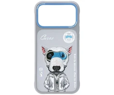 „Nimmy Cool&amp;Cute 2.0 Nag“ dėklas, skirtas „iPhone 17 Pro“ – pilkas
