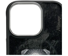 „Nimmy Magnetic“ madingas mielas augintinio formos „MagSafe“ dėklas, skirtas „iPhone 16 Pro Max“ - juodas