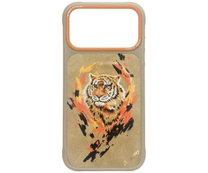„Nimmy Tiger MagSafe“ dėklas, skirtas „iPhone 17 Pro Max“ – šviesiai rudas