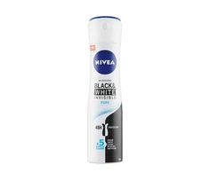 Nivea Invisible Juodas &amp; Baltas Pure antiperspirant spray 150 ml