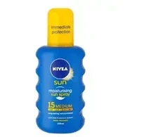 Nivea Purškiklis SPF 15 Sun (Moisturising Sun Purškiklis) 200 ml 200ml