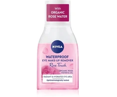 Nivea Rose Touch Atsparus vandeniui Eye Make-Up Remover Eye makiažo valiklis moterims, 100 ml