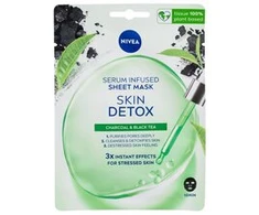 Nivea Skin Detox Serum Infused Sheet Mask veido kaukė