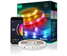 Nous Išmanioji RGB Bluetooth LED juosta F1, 5 m, 24 W, TUYA / Smart Life
