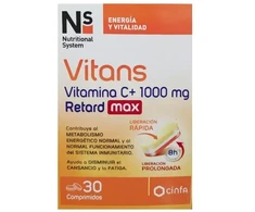 NS Vitans Vitaminai C+ 1000Mg Retard Max 30 vnt
