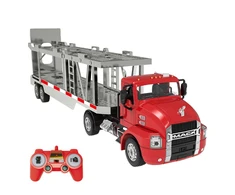 Nuotoliniu būdu valdomas sunkvežimis 1:26 Double Eagle (raudonas) (automobilių vežėjas) E583-003