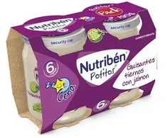 Nutribén žirneliai su kumpiu 2x 190g