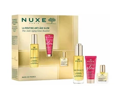 Anti-Aging Glow Routine Set Nuxe: Super Serum [10], Vegan, Anti-Ageing, Day - Night, Serum, For Face - Neck, 30 ml + Merveillanc