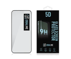 OBAL:ME 5D apsauginis stiklas telefonui Apple iPhone 15 Pro Juodas