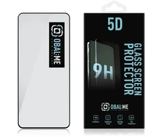 OBAL:ME 5D apsauginis stiklas telefonui Motorola G84 Juodas