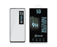 OBAL:ME 5D apsauginis stiklas telefonui Samsung Galaxy A52/A52 5G/A52s 5G/A53 5G Juodas