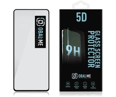 OBAL:ME 5D apsauginis stiklas telefonui Xiaomi Redmi Note 12 4G/5G Juodas