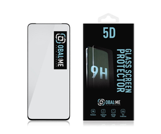 Samsung OBAL:ME 5D apsauginis stiklas telefonui Xiaomi Redmi 13 4G/5G Juodas