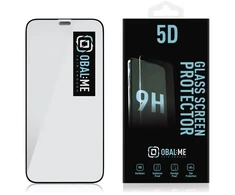 OBAL:ME 5D apsauginis stiklas telefonui Apple iPhone 12 mini Juodas