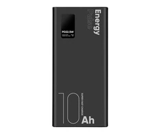 OBAL:ME EnergyPulse Powerbank 10000mAh 22.5W juodos spalvos