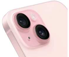 OBAL:ME lešio apsauga skirta Apple iPhone 15/15 Plus rožinės spalvos