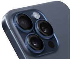 OBAL:ME lešio apsauga skirta Apple iPhone 15 Pro/15 Pro Max mėlynos spalvos Titanium