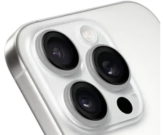 OBAL:ME lešio apsauga skirta Apple iPhone 16 Pro/16 Pro Max baltos spalvos Titanium