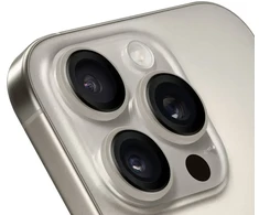OBAL:ME lešio apsauga skirta Apple iPhone 15 Pro/15 Pro Max Natural Titanium