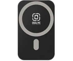 OBAL:ME MagNetix Plate Automobilinis telefono laikiklis su belaidžiu įkrovimu 15W juodos spalvos
