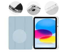 OBAL:ME MistyTab dėklas skirtas iPad 10.9 2022/11 2025 Light Mėlyna