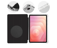 OBAL:ME MistyTab dėklas skirtas Samsung Galaxy Tab S11 juodos spalvos
