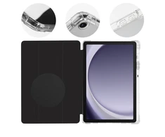 OBAL:ME MistyTab Samsung Galaxy Tab A9+ dėklas planšetiniam kompiuteriui juodos spalvos