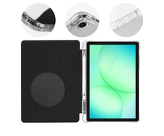 OBAL:ME MistyTab dėklas skirtas Samsung Galaxy Tab A11+ juodos spalvos