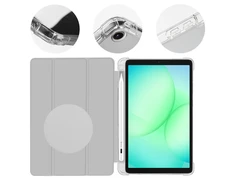 OBAL:ME MistyTab dėklas skirtas Samsung Galaxy Tab A11/A9 Light Gray