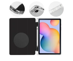 OBAL:ME MistyTab dėklas planšetiniam kompiuteriui Samsung Galaxy Tab S6 Lite juodos spalvos