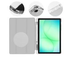 OBAL:ME MistyTab dėklas skirtas Samsung Galaxy Tab A11+ Light Gray
