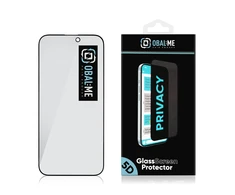 OBAL:ME Privacy 5D ekrano apsauga telefonui Apple iPhone 16 Pro Max Juodas