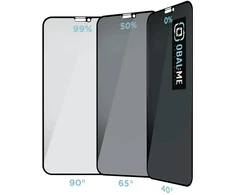 OBAL:ME Privacy 5D ekrano apsauga telefonui Apple iPhone 11/XR Juodas