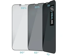OBAL:ME Privacy 5D ekrano apsauga telefonui Apple iPhone 13/13 Pro/14 Juodas