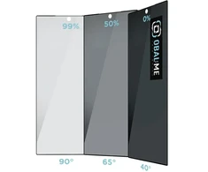 OBAL:ME Privacy 5D ekrano apsauga Samsung Galaxy S24 Ultra Juodas